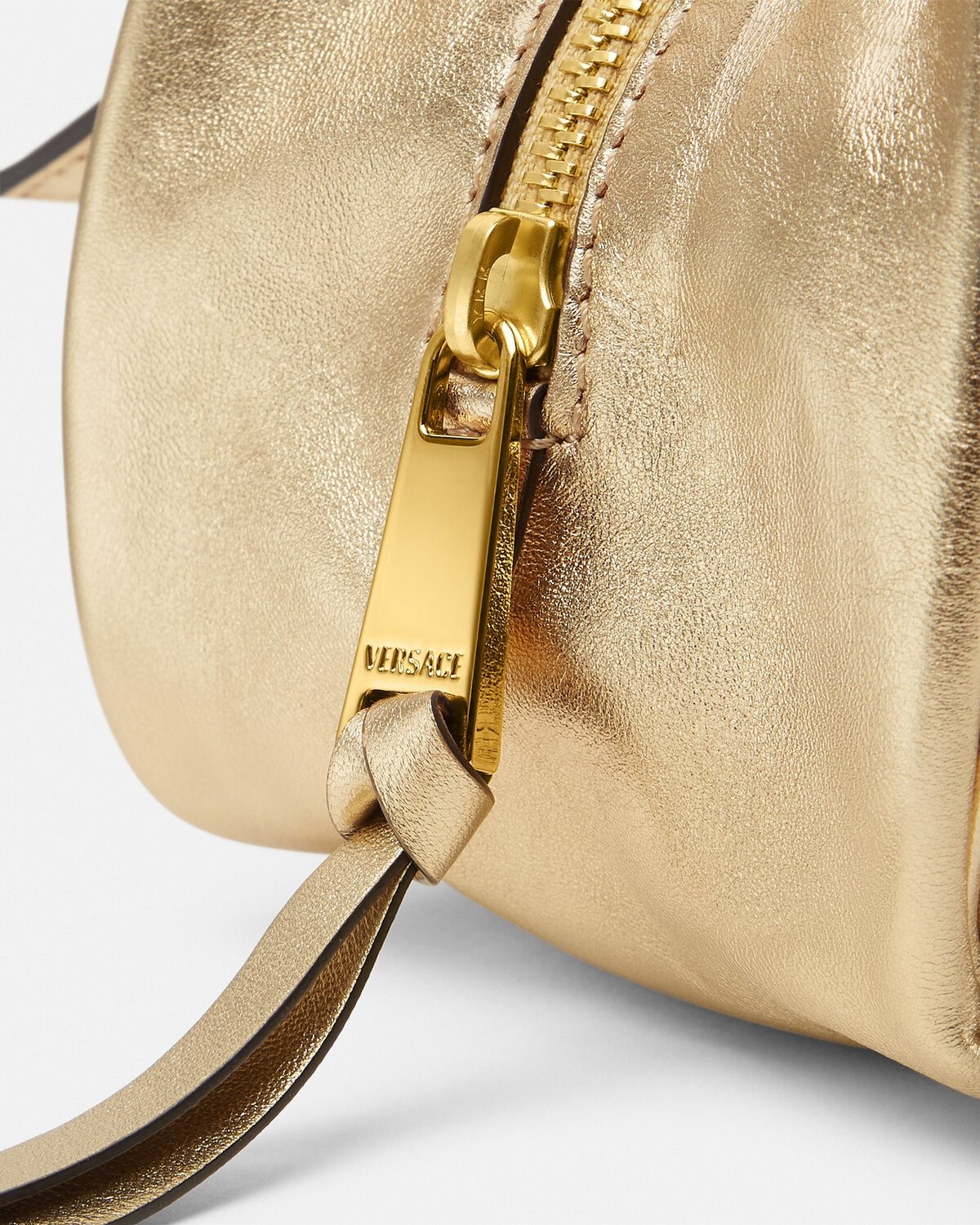 Versace Tag Bowling Metallic Bag - 6