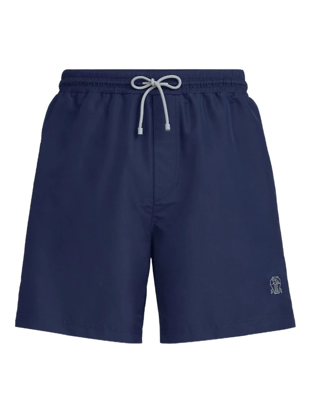 drawstring swim shorts - 1