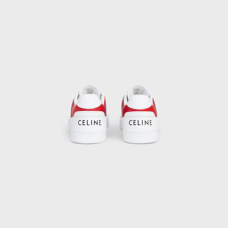 CELINE CT-04 LOW LACE-UP SNEAKER in METALLIC CALFSKIN AND CALFSKIN outlook