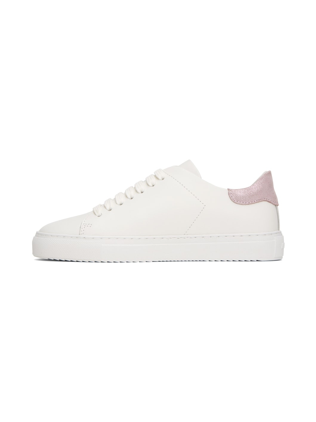 White & Pink Clean 90 Sneakers - 3