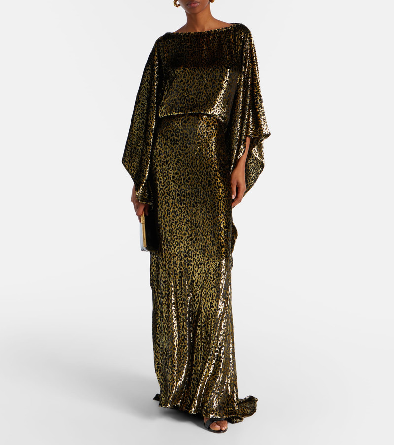 Roberto Cavalli Leopard-print kaftan outlook