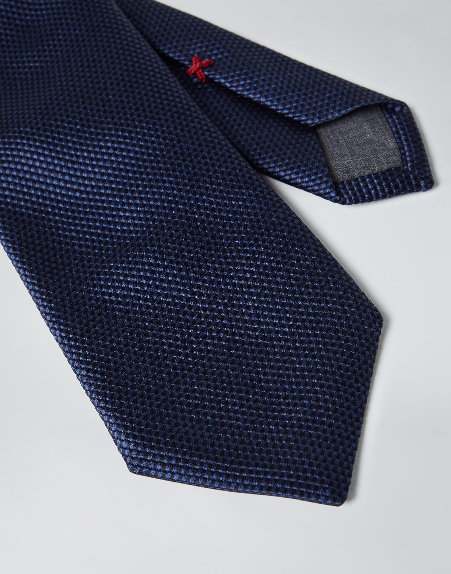 Textured silk twill tie - 2