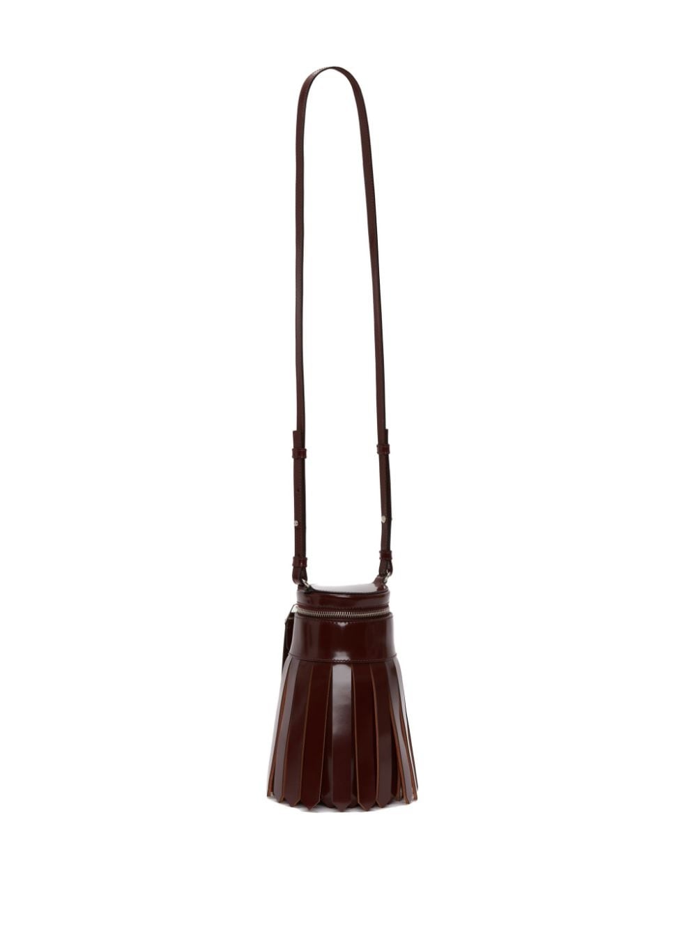 tassel-design leather bag - 4