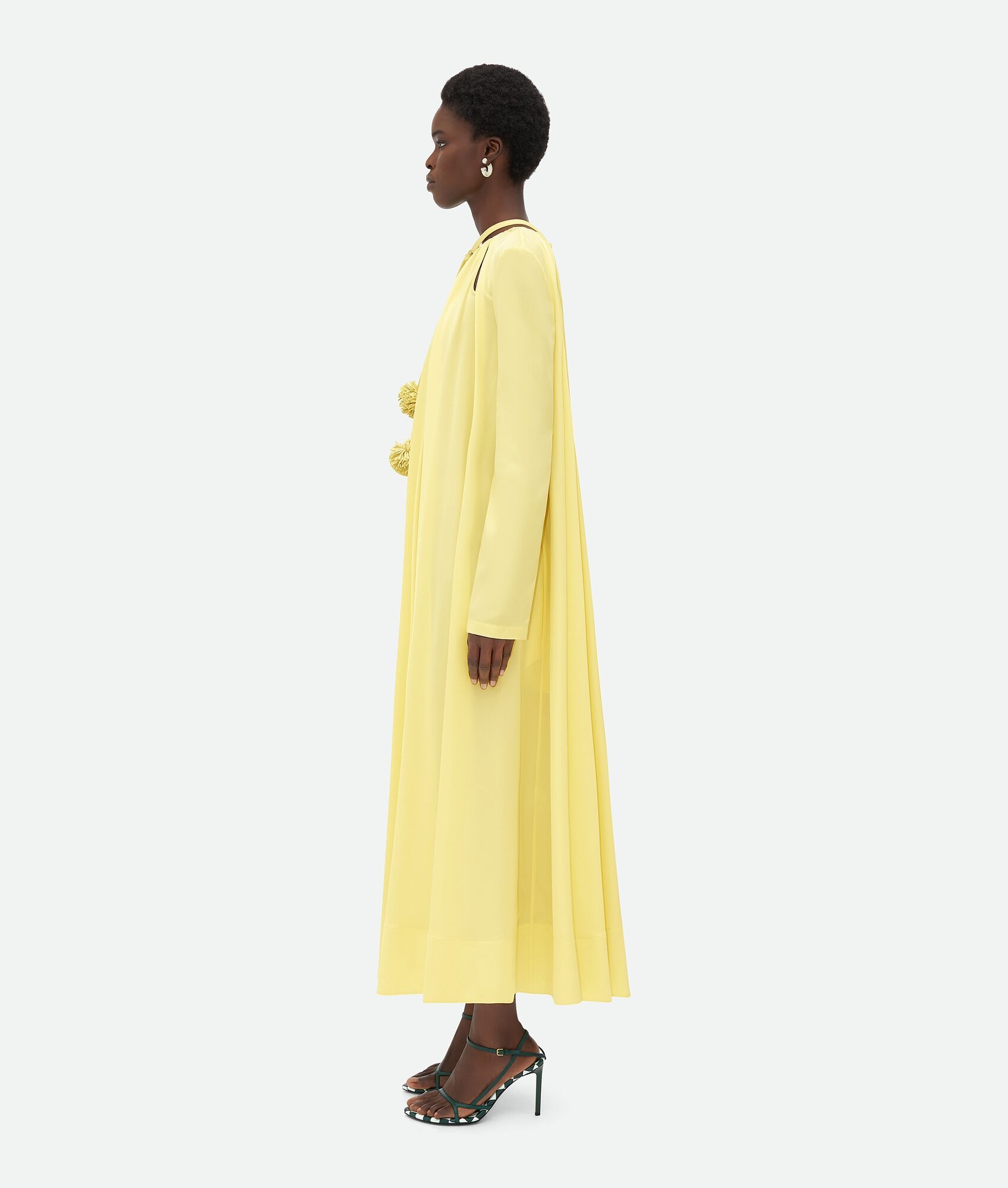 Fluid Viscose Twill Long Dress - 2