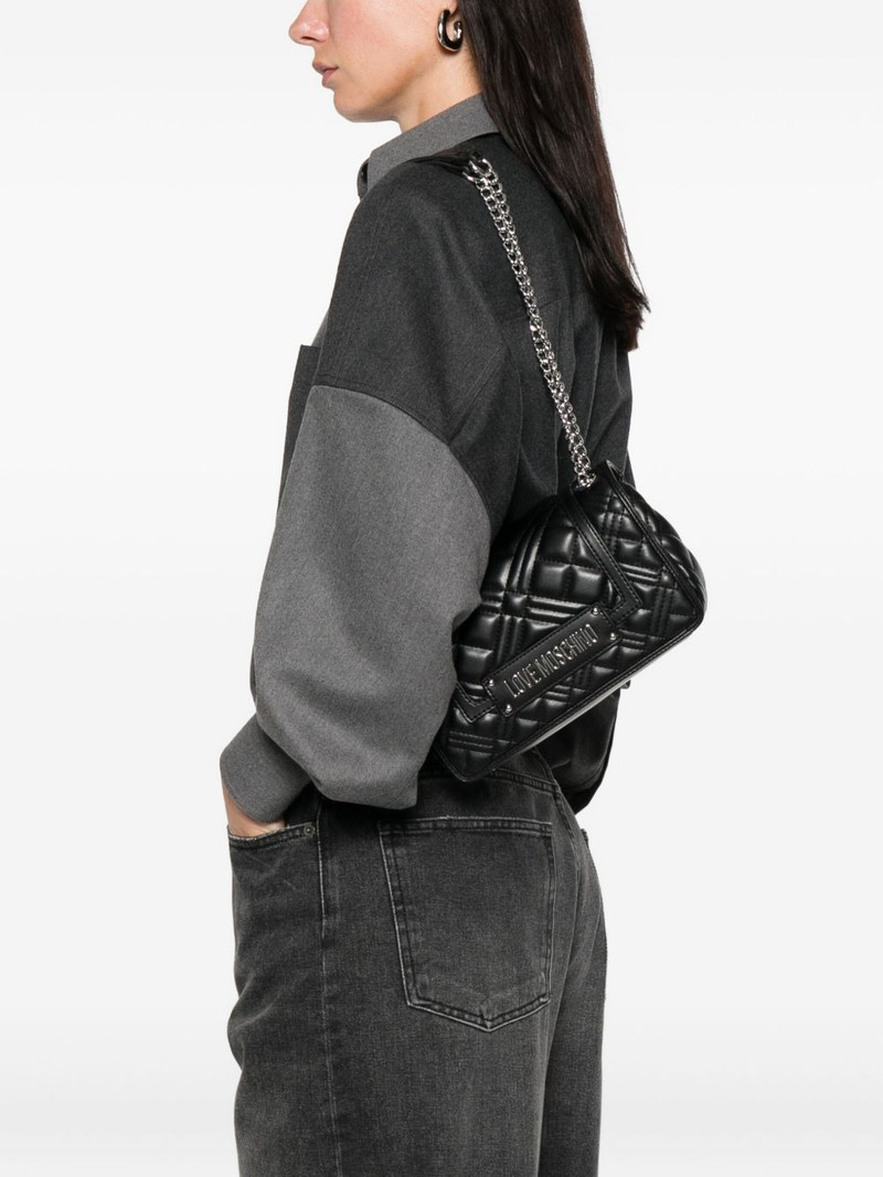 Moschino medium logo-plaque cross body bag outlook