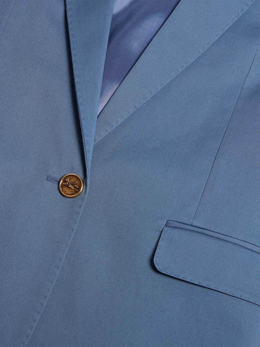GABARDINE JACKET WITH PEGASO BUTTON - 6