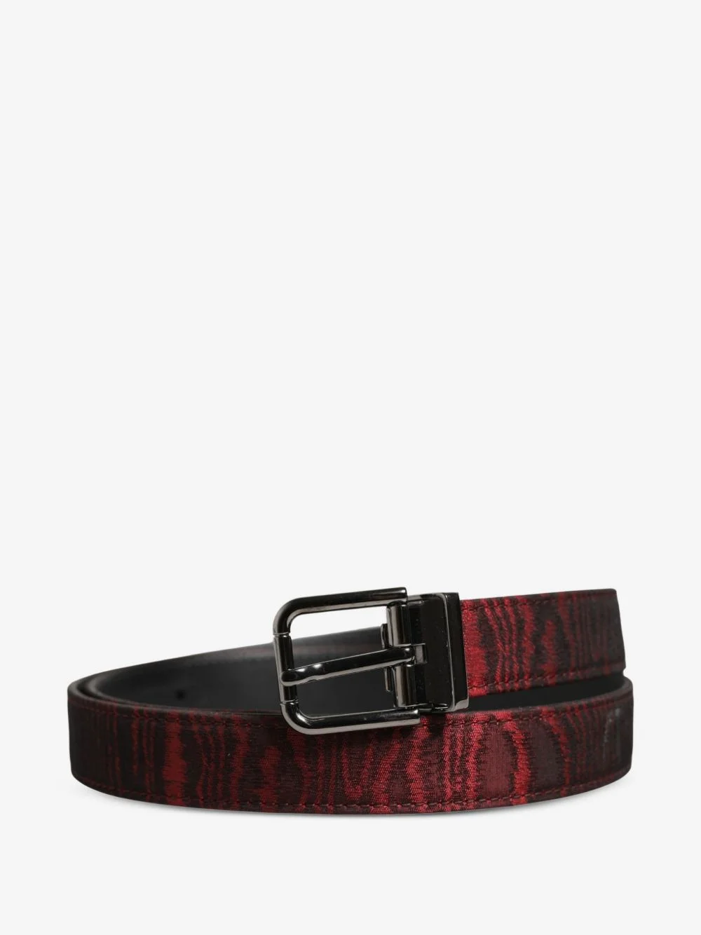 jacquard metal-buckle belt - 1