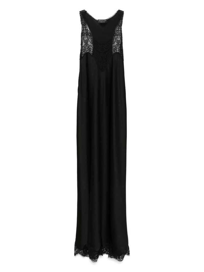 satin midi dress 1