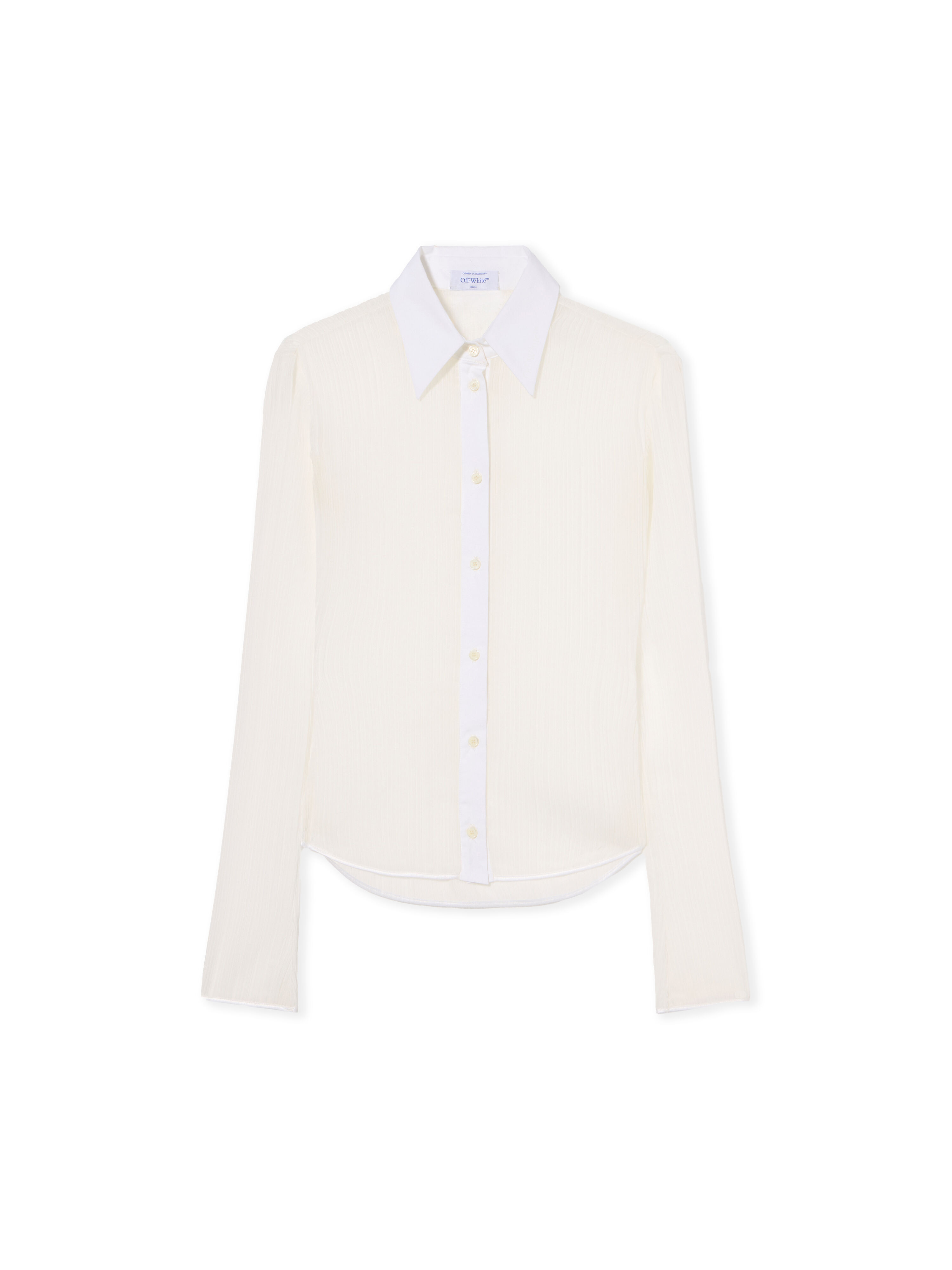 Plisse Long Sleeve Shirt - 2
