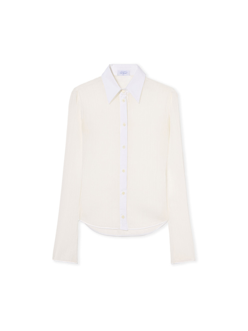 Off-White Plisse Long Sleeve Shirt outlook