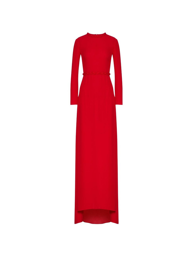 belted train gown 1