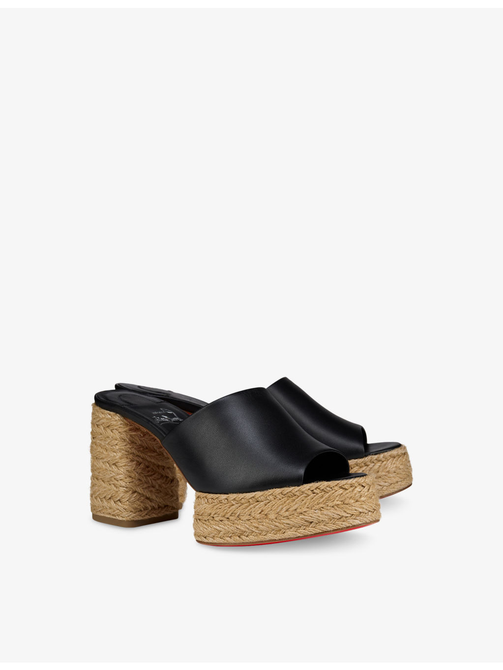 Calakala 85 Leather Heeled Espadrilles - 4