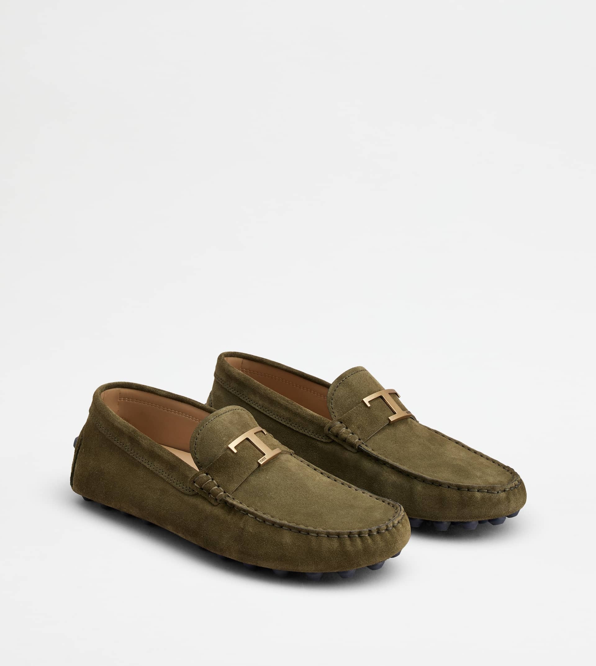 T TIMELESS GOMMINO BUBBLE IN SUEDE - GREEN, GREY - 4