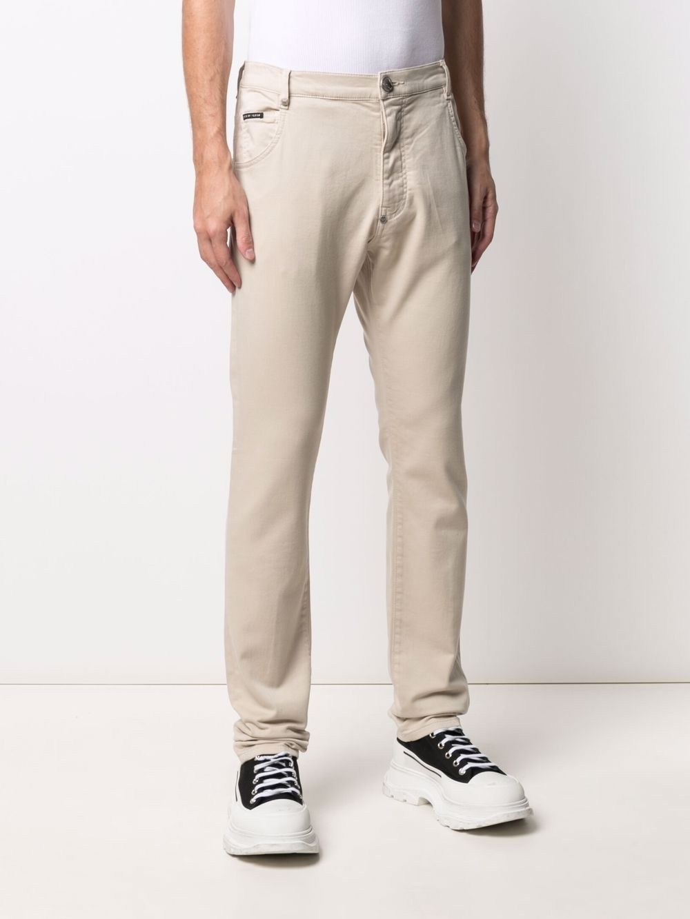 elasticated-waist denim jeans - 3