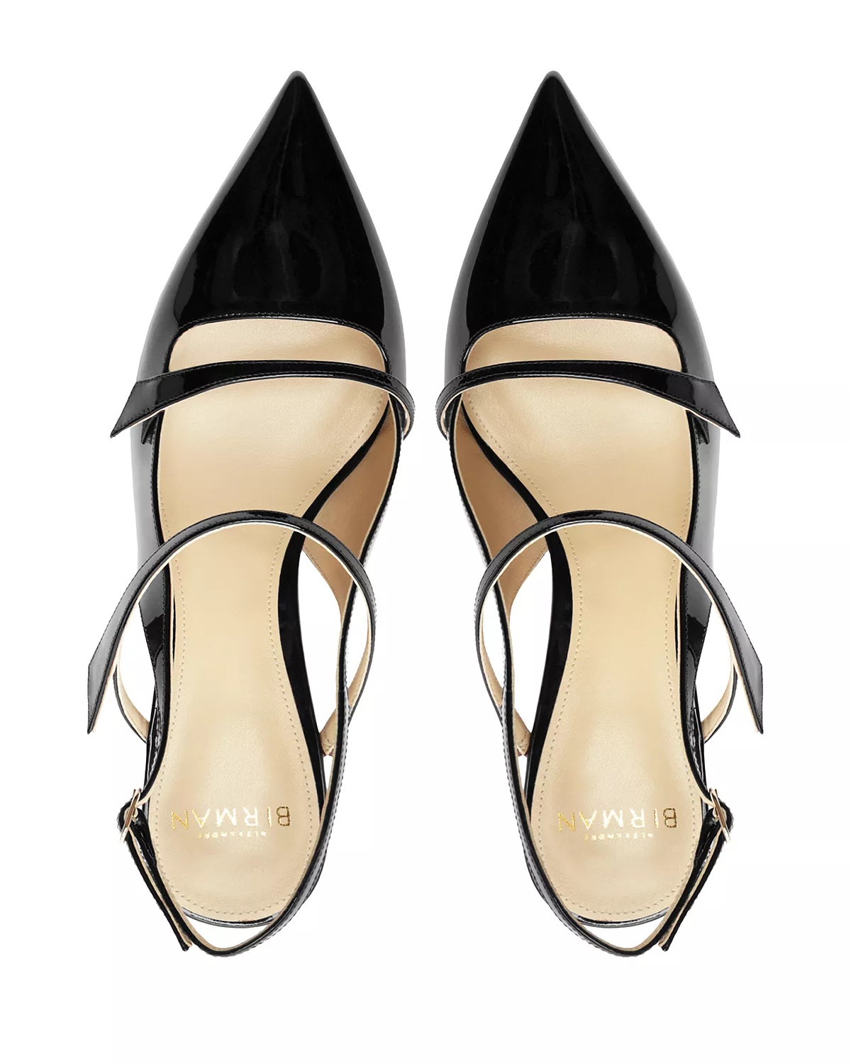 Women's Tita Pointed Toe Mid Heel Slingback Pumps - 10