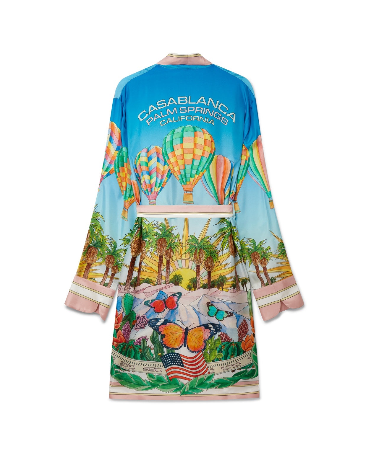Psychedelic Silk Robe - 2