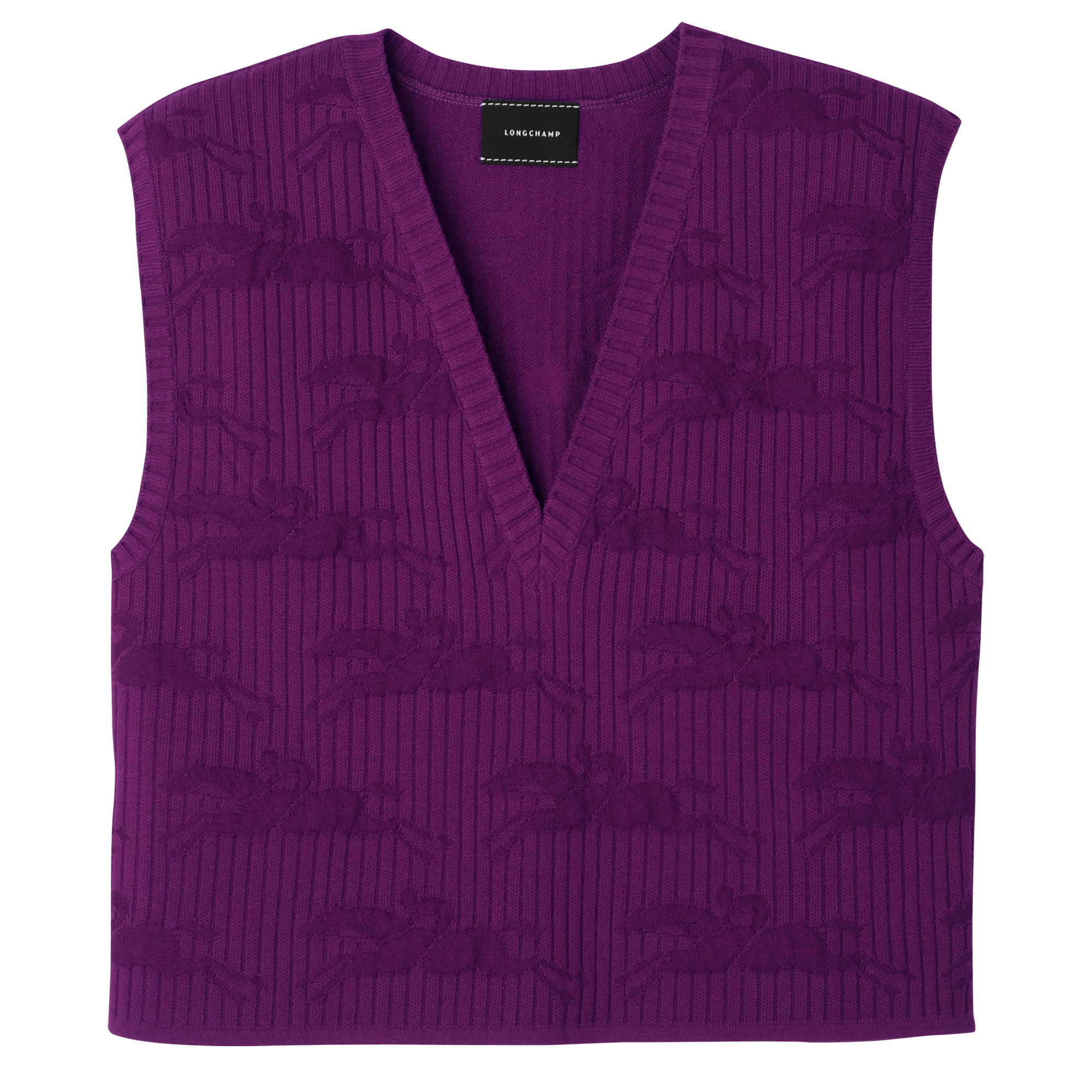Sleeveless sweater Violet - Knit - 1