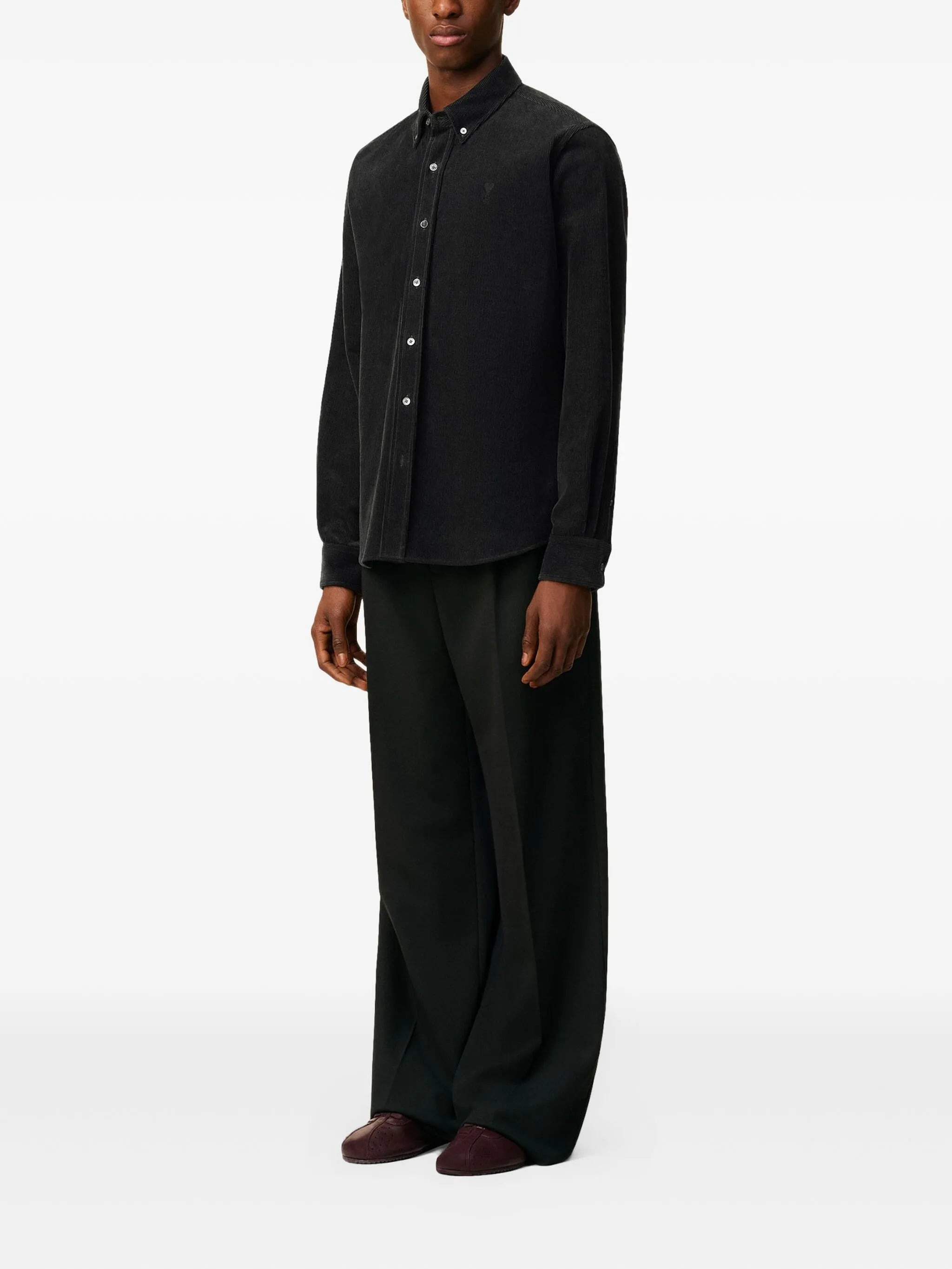 Ami Paris Ami De Coeur Corduroy Shirt - 2