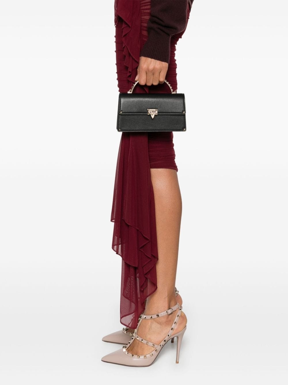 MINI BAG  ROCKSTUD  VIT - 2