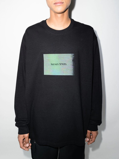 Song for the Mute Small TV-print cotton sweatshirt outlook