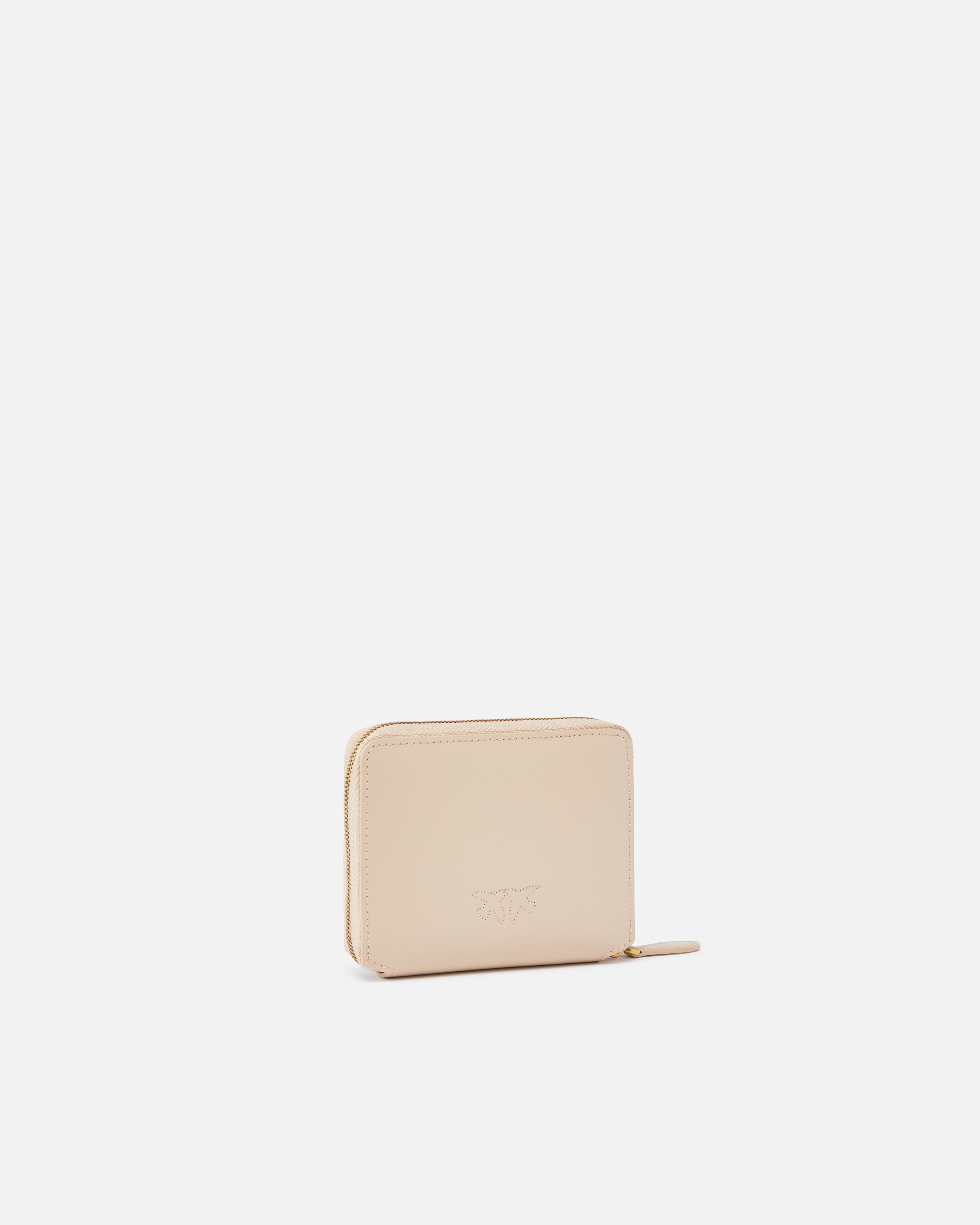 SQUARE LEATHER ZIP-AROUND PURSE - 2