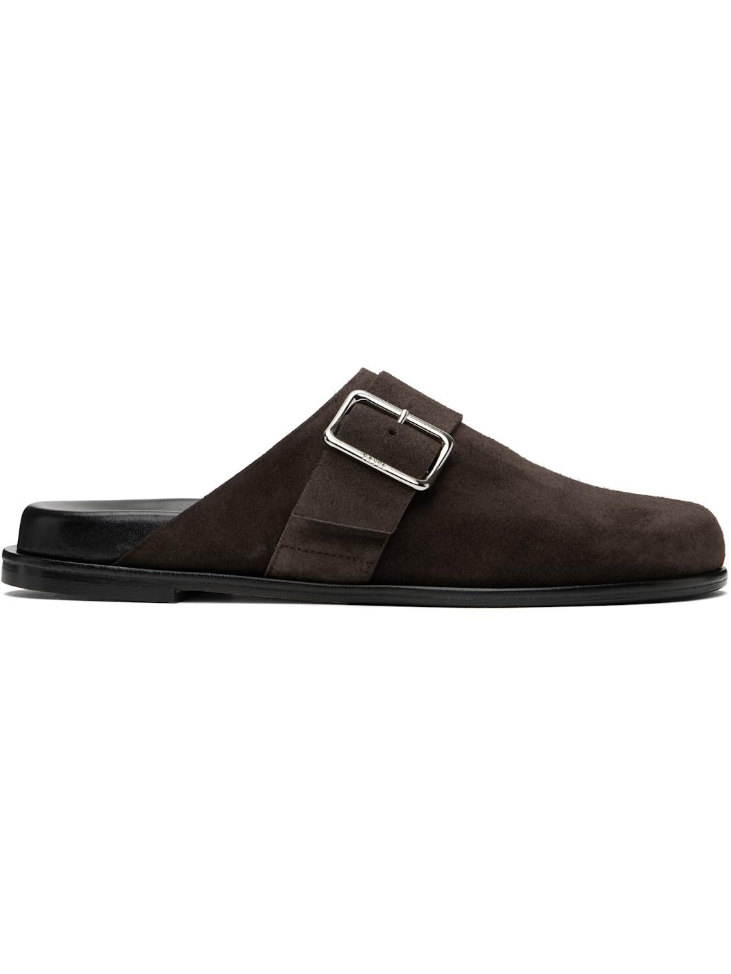 Brown Finja Leather Slip-on Loafers - 1