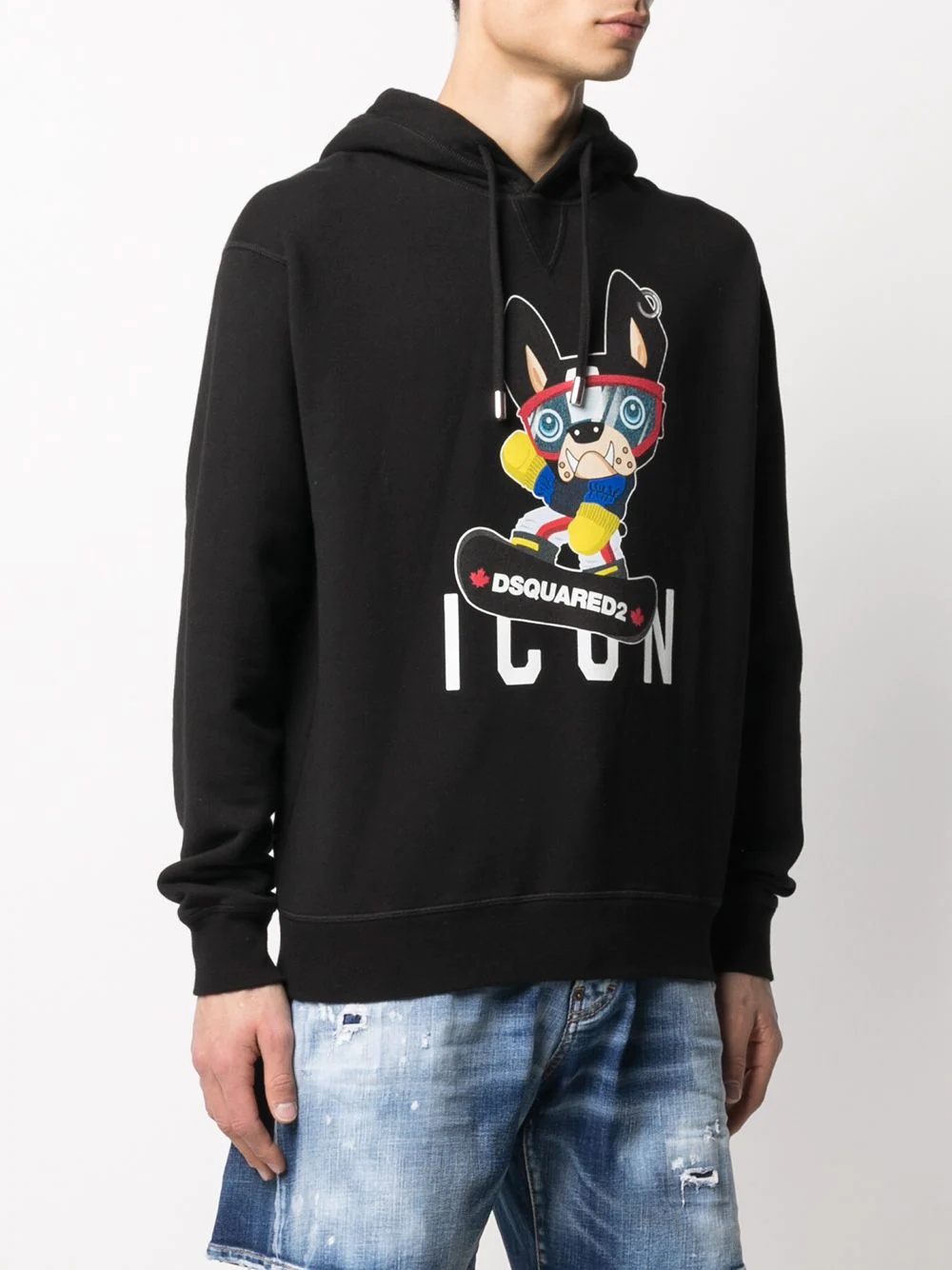 graphic logo hoodie - 3