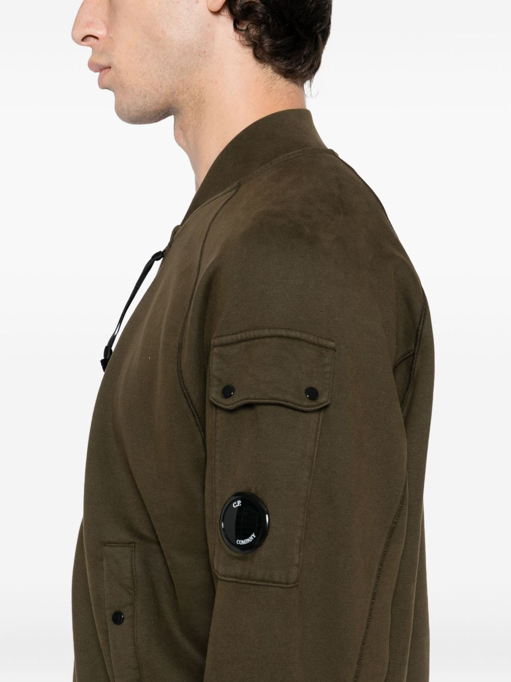 fleece bomber jacket - 5