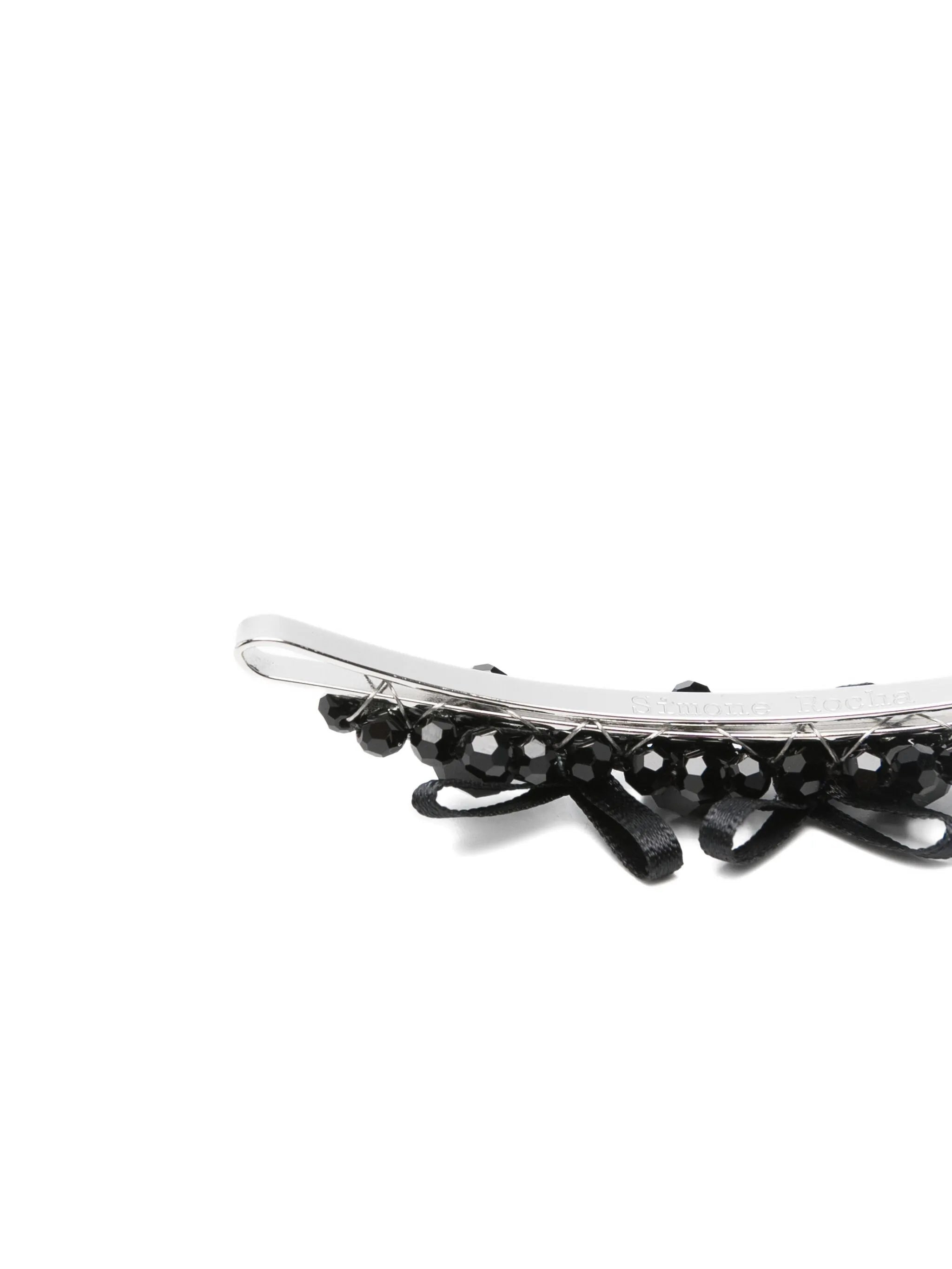 Simone Rocha Crystal-embellished Bow Hair Clip - 2