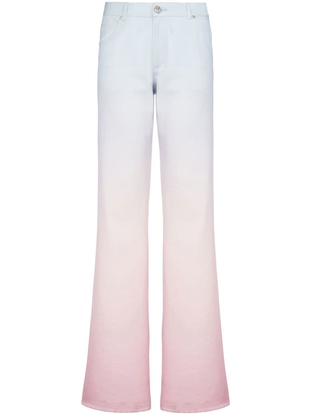 x Evian gradient straight-leg jeans - 2