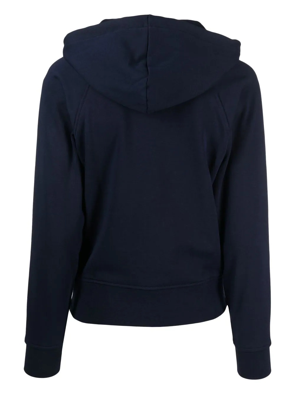 logo-patch zipped hoodie - 2