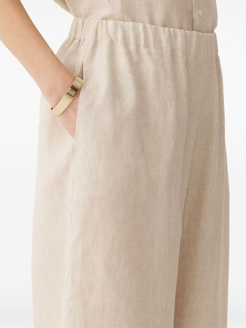 elasticated-waistband trousers 5