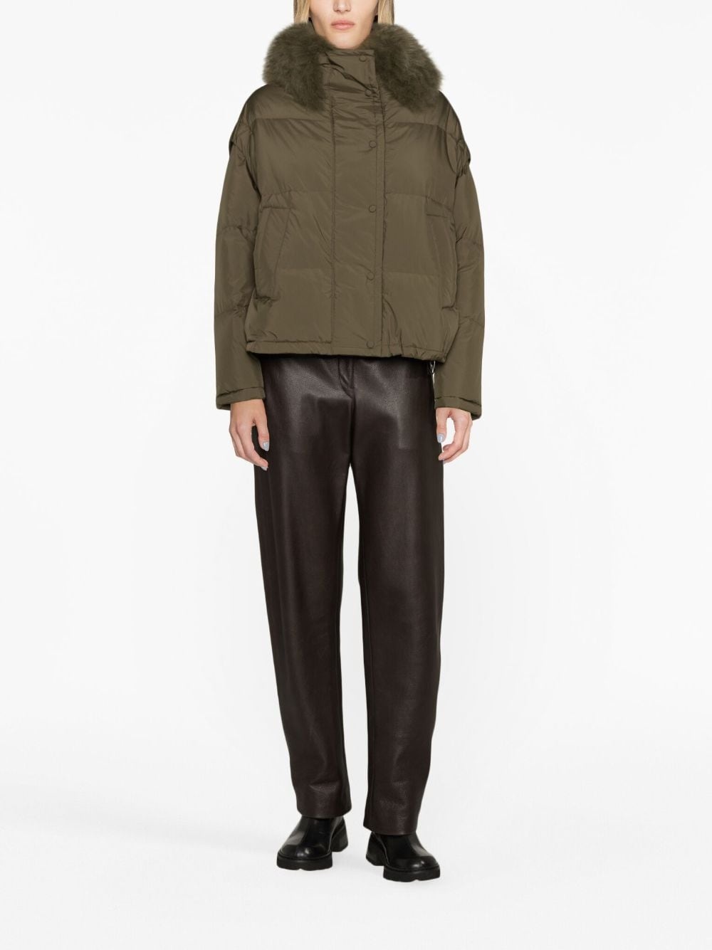 hooded puffer jacket - 2