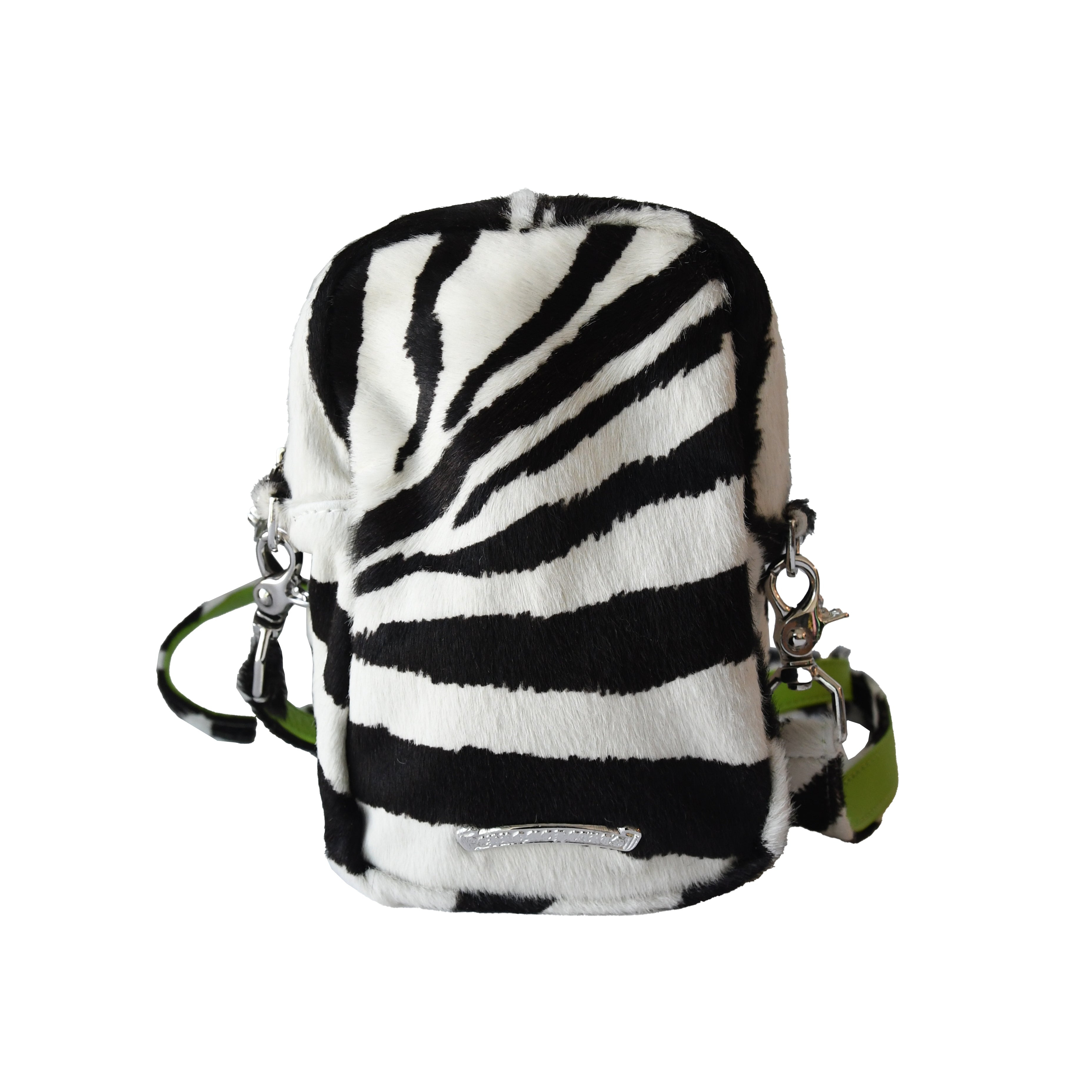 Chrome Hearts Zebra Bag With Green Crosses - 3