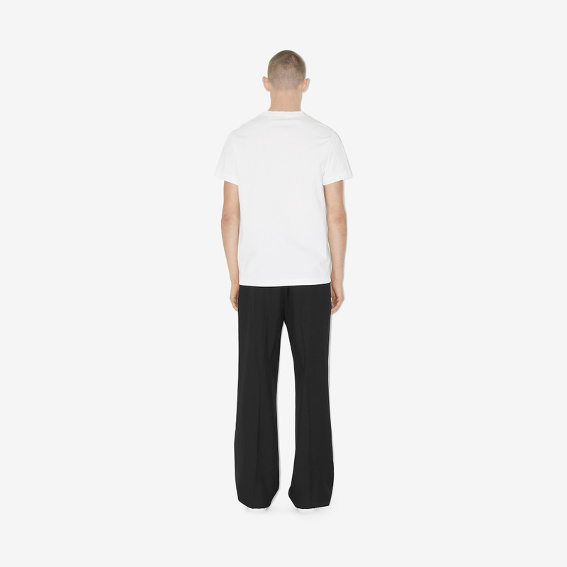 Monogram Motif Cotton T-shirt 4