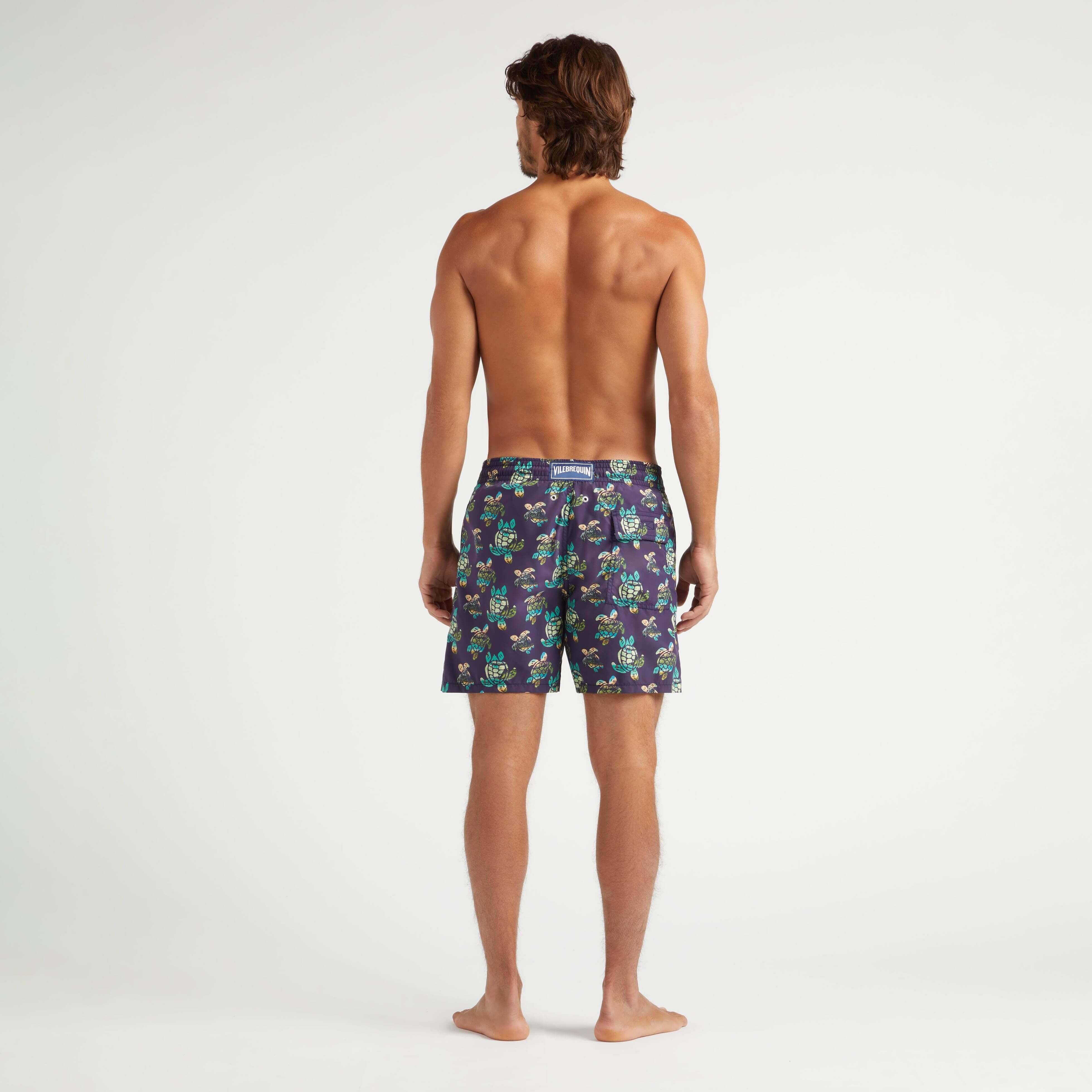 Men Swim Trunks Landscape Turtles - 4