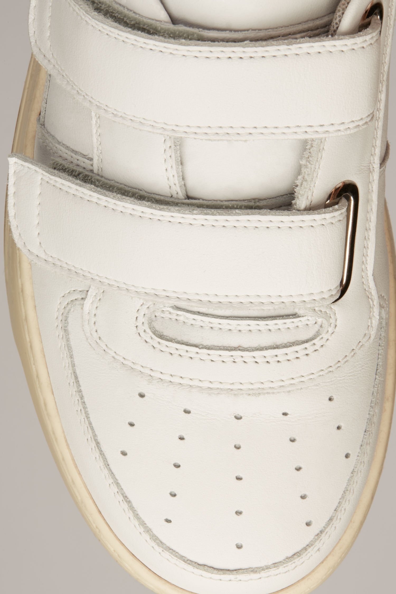 Velcro-strap sneakers white - 7