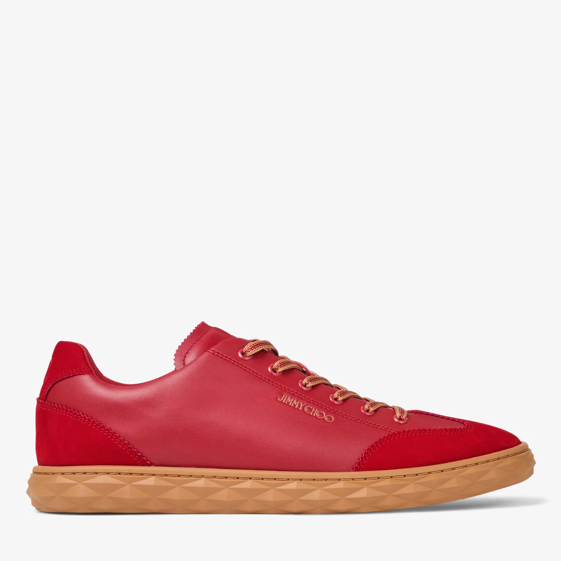 Diamond Light Flex/M
Ruby Red Leather Trainers - 1
