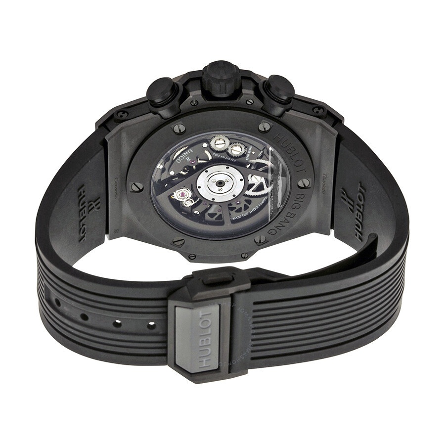 Hublot Big Bang Unico Magic Automatic Gold Skeleton Dial Black Rubber Men's Watch 411CM1138RX - 3