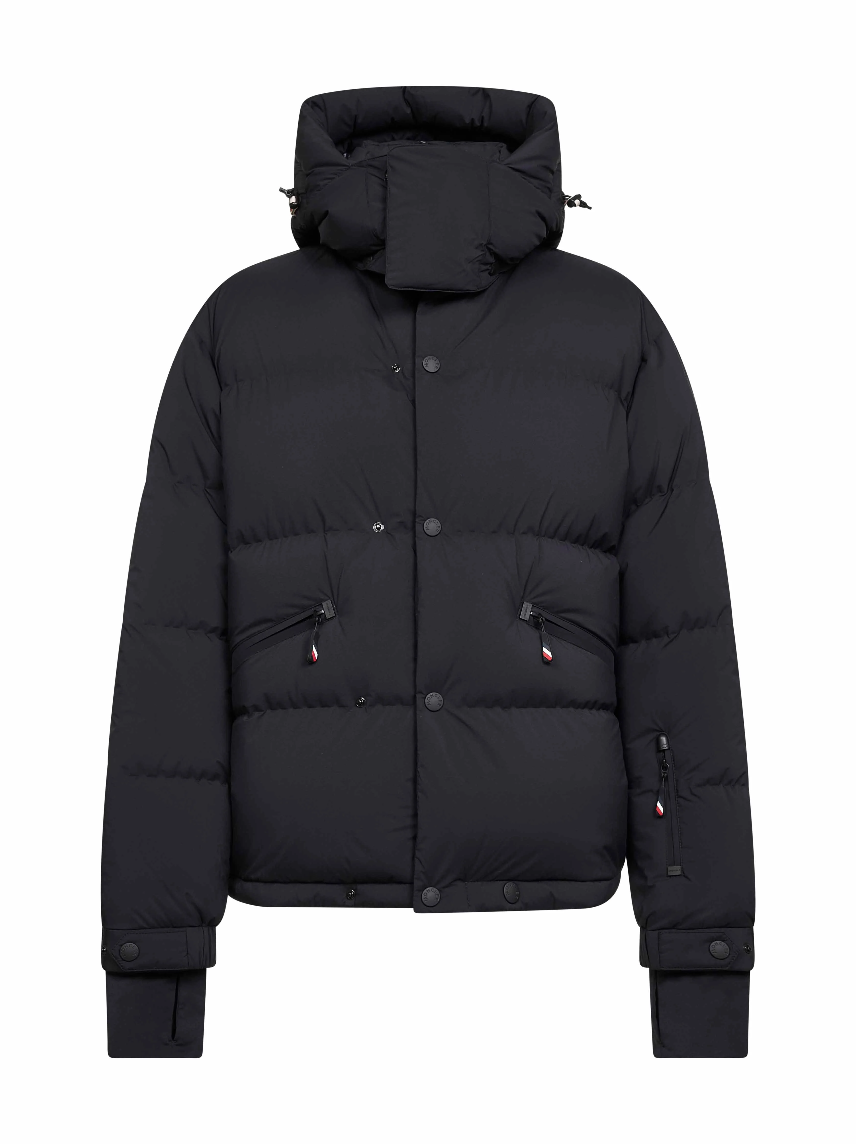 Black Coraia hooded ski jacket - 1