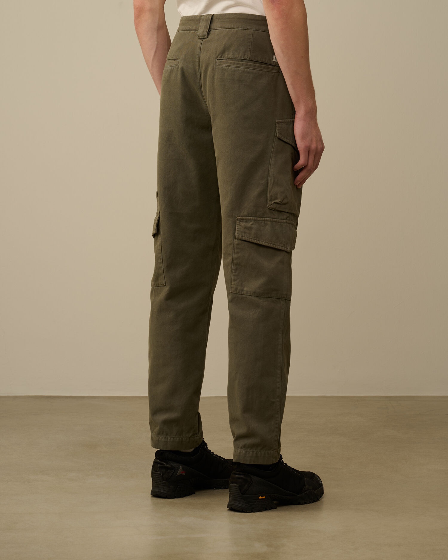 Vintage Army Structure Regular Cargo Pants - 3