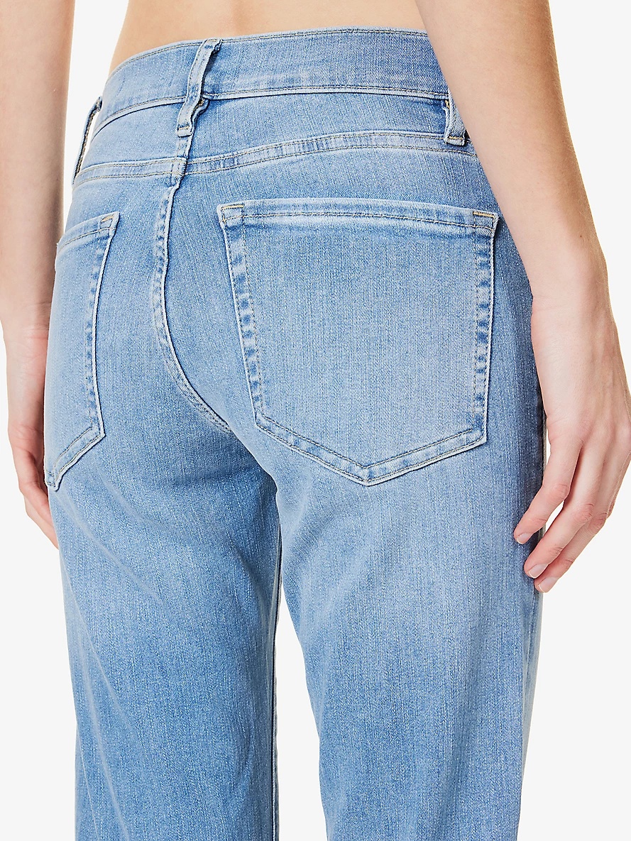 Le Garcon skinny-leg mid-rise organic denim-blend jeans - 6
