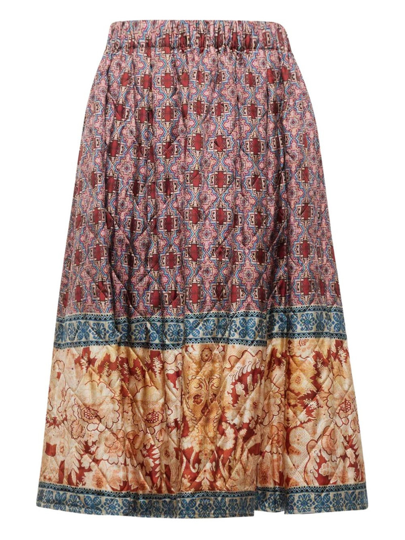geometric-pattern midi skirt 1