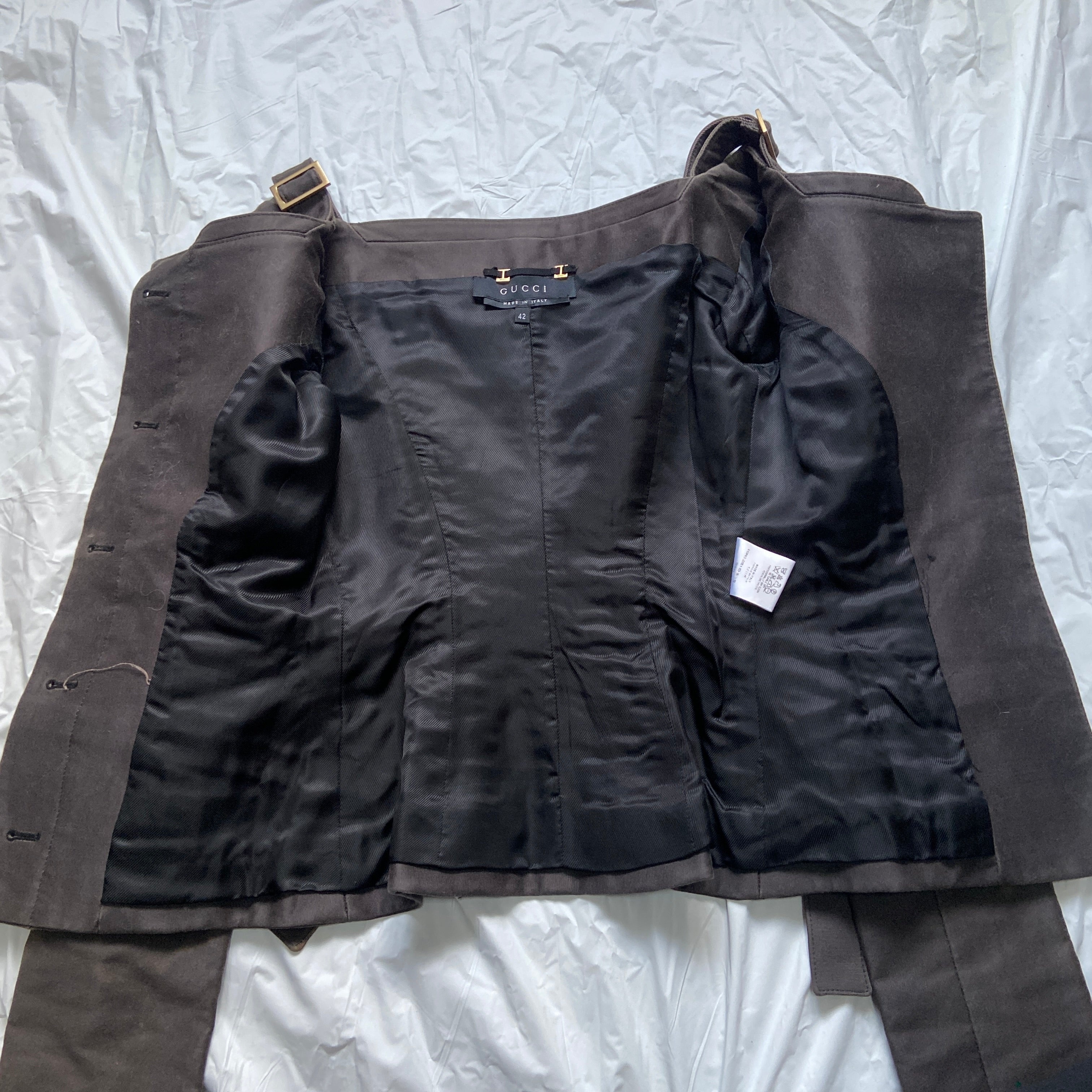 Gucci by Tom ford 2003 off shoulder corset bondage top 42 - 13