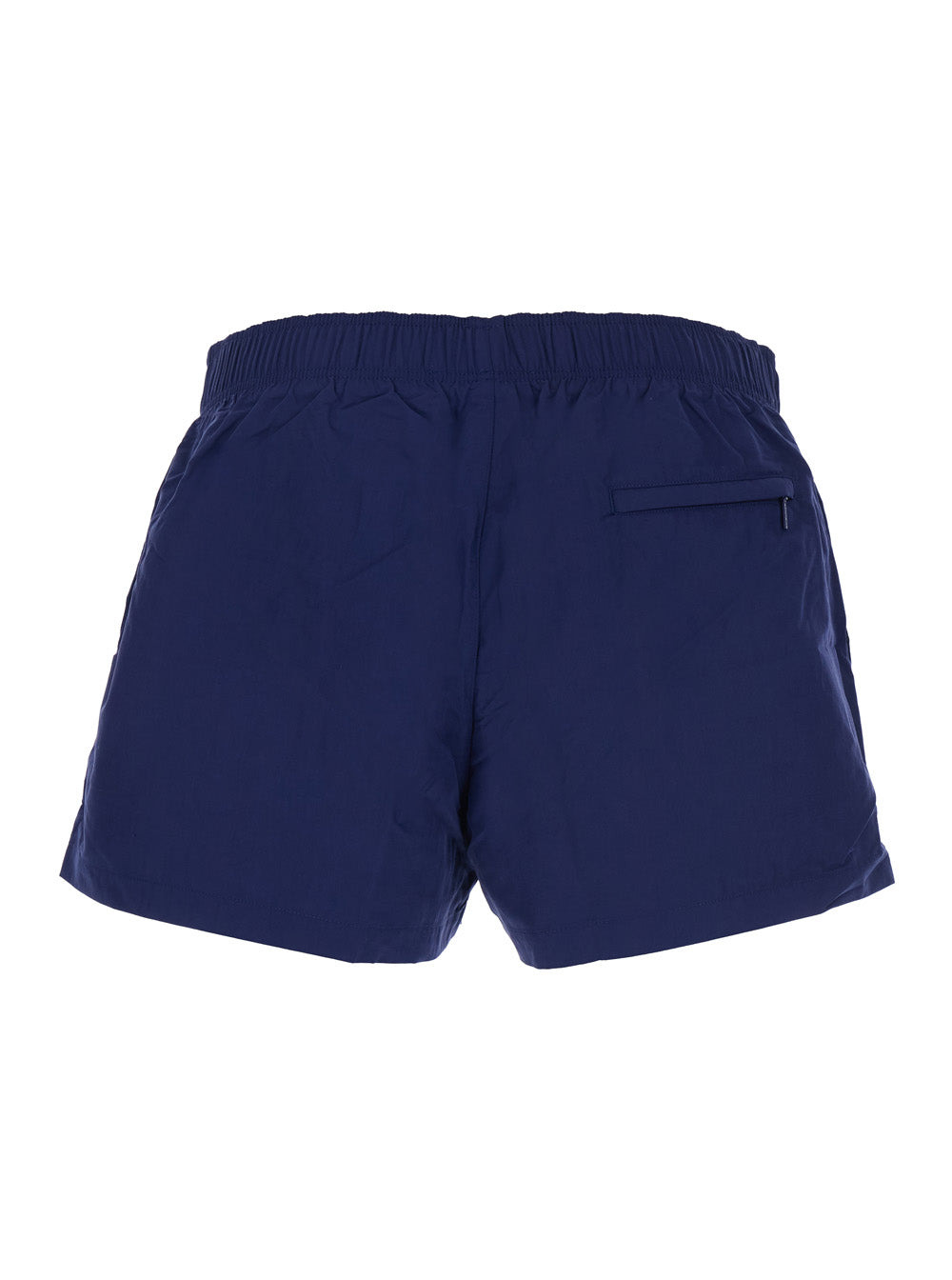 Versace Men Blue Swim Shorts With Elastic Waist And Medusa Plaque On The Front In Tech Fabric Man - 2