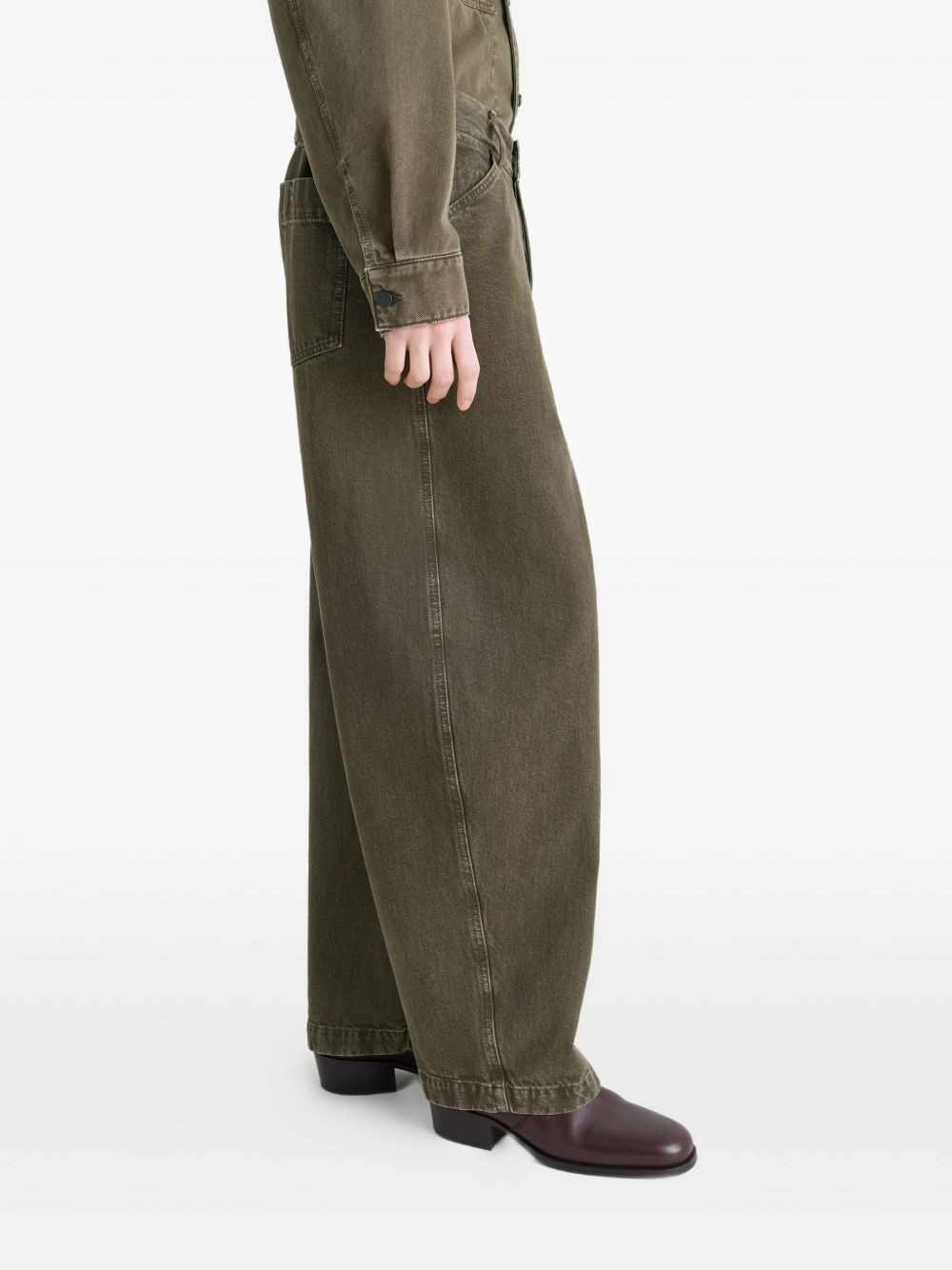Maxi Workwear snow-wash jeans - 4