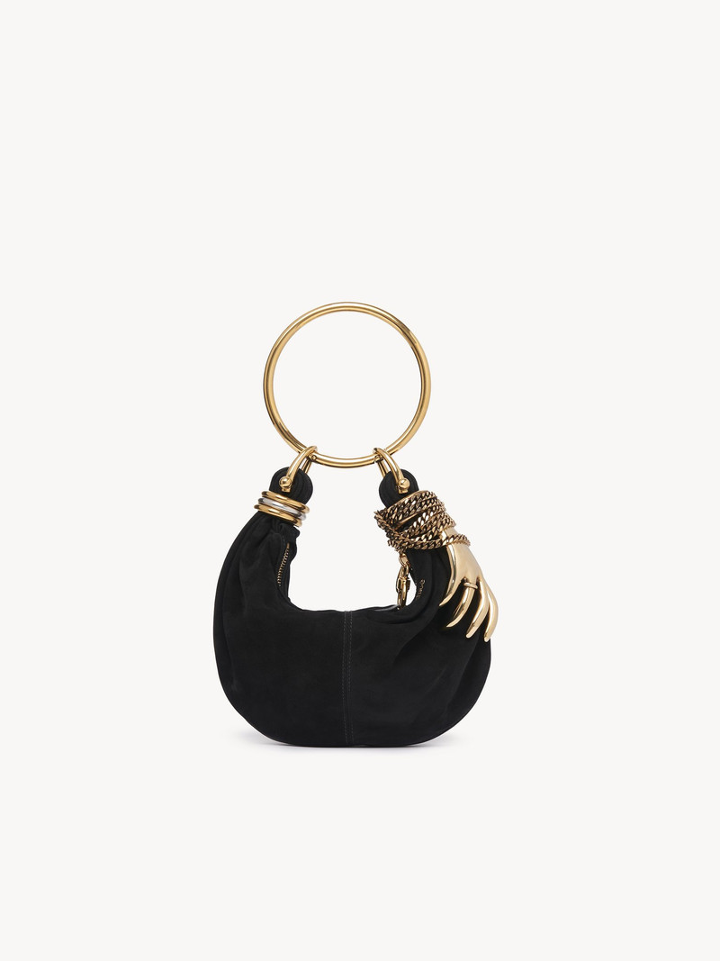 MINI BRACELET HOBO BAG IN SUEDE LEATHER 1