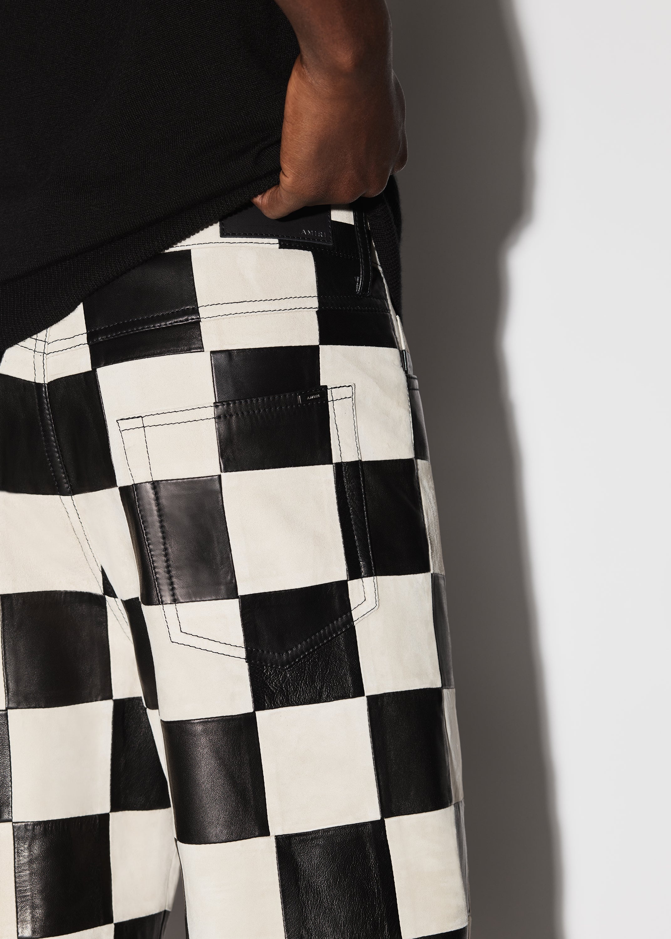 CHECKER 5 POCKET BAGGY PANT - 6
