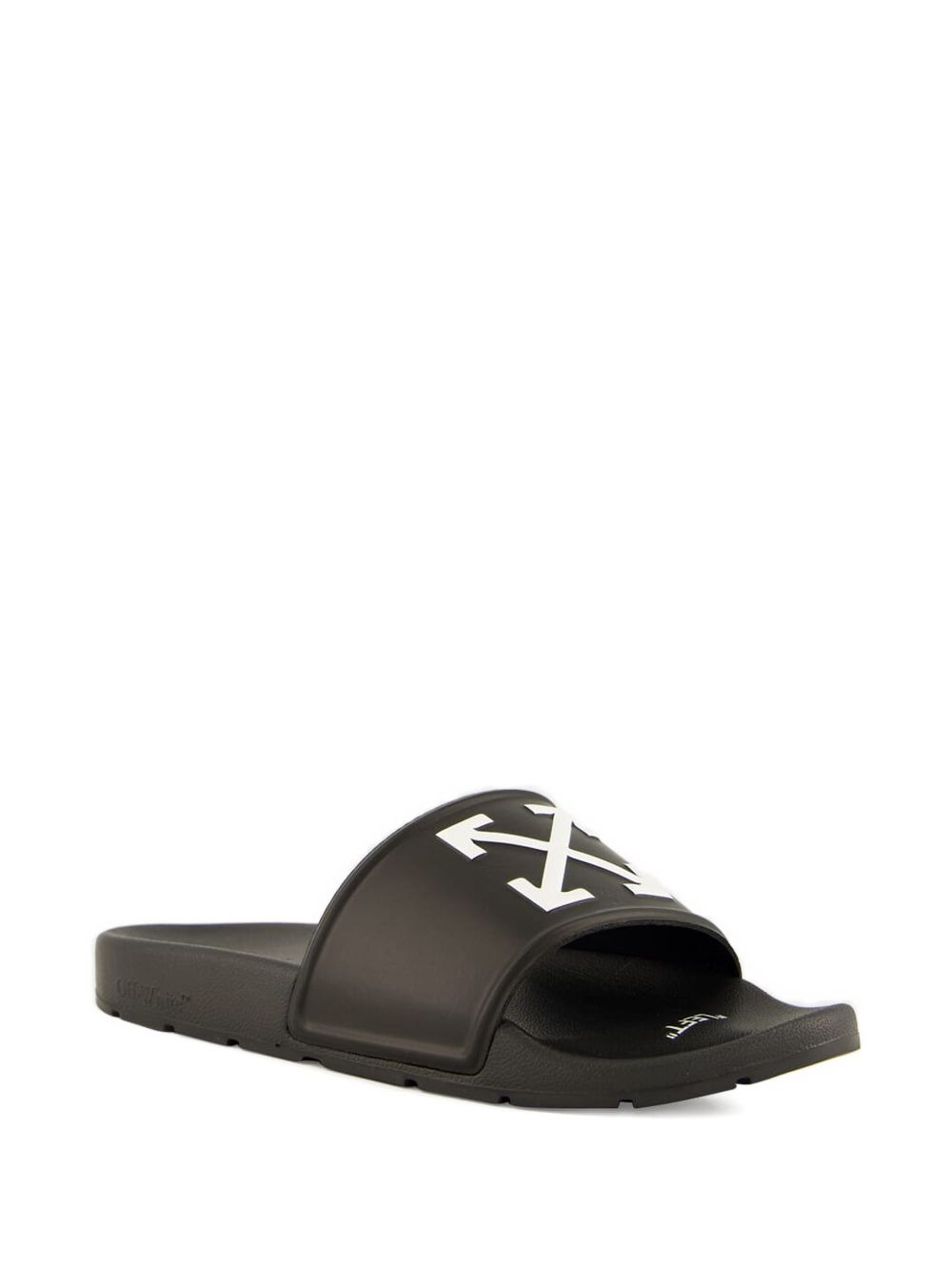 arrow-print slip-on sliders - 2