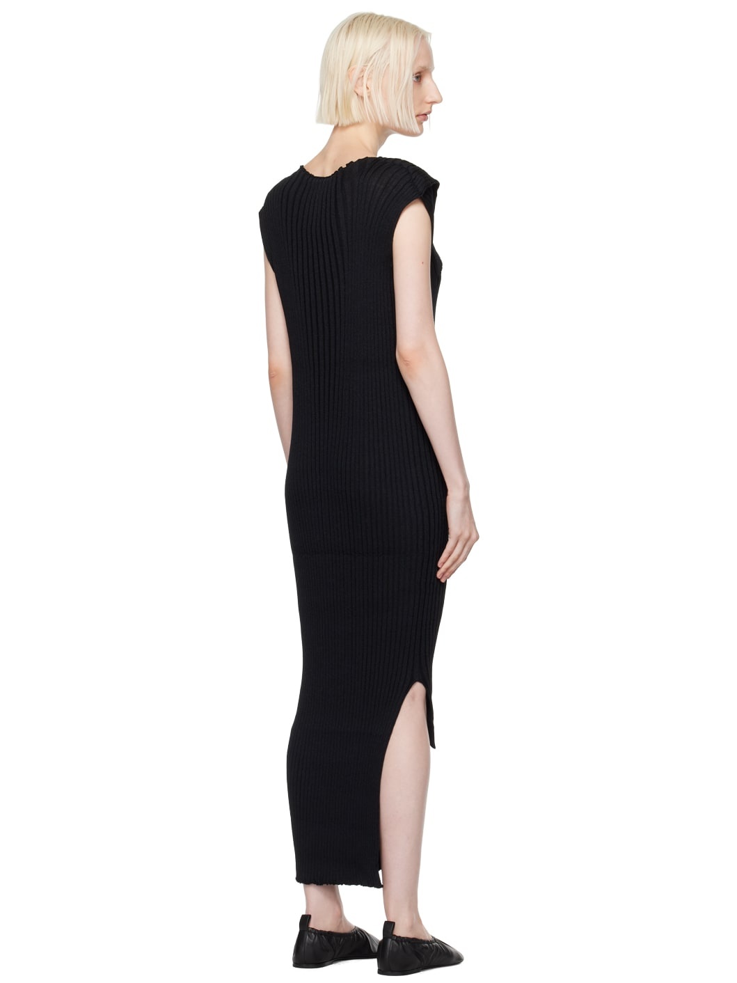 Black Sparkling Midi Dress - 3